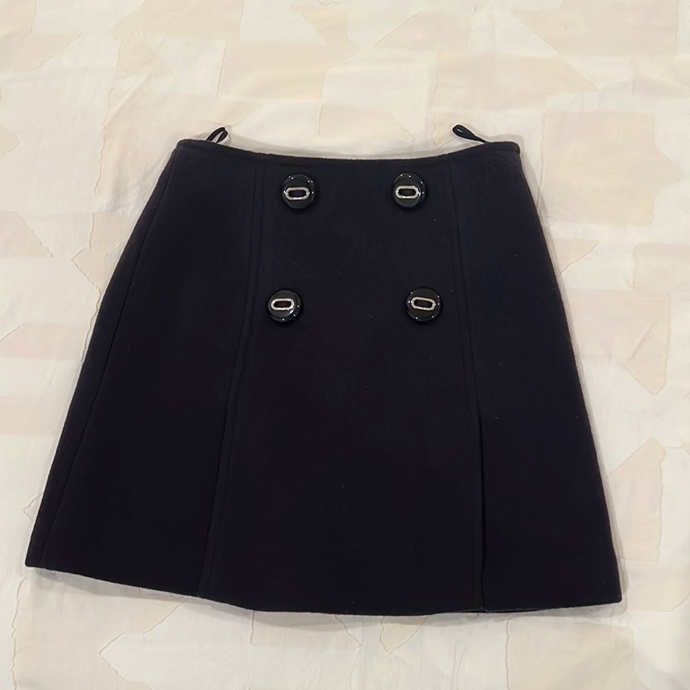 Prada Wool Mini Skirt Size 36